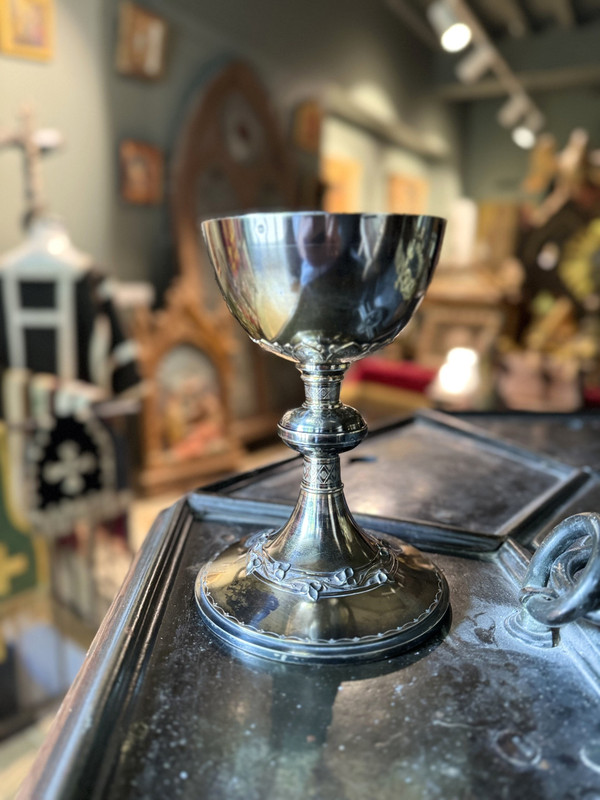Calice Minerva in argento - Berger Et Nesme - Fine XIX/inizio XX secolo