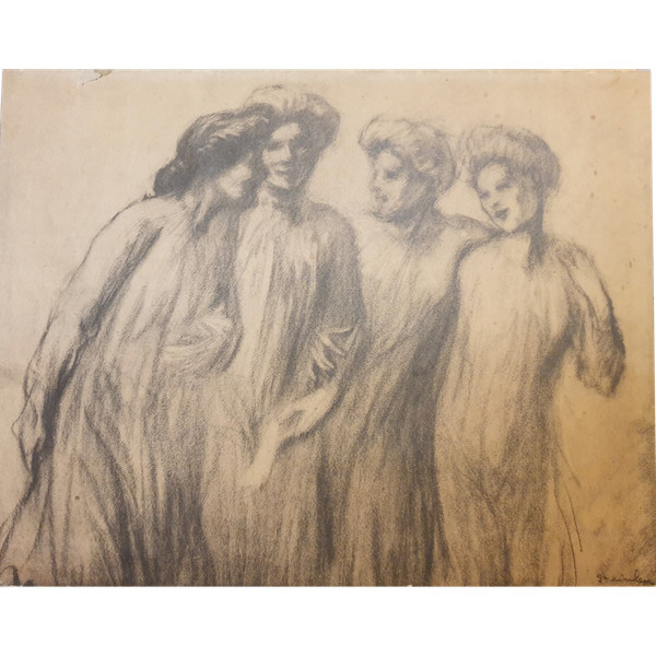 Théophile Alexandre STEINLEN - The midinettes
