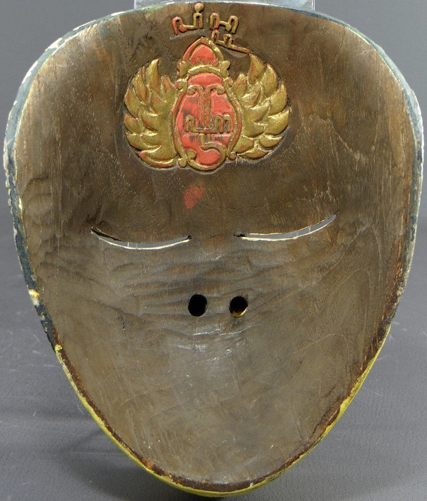 Indonesia, Java Island, Mid 20th century, Wayang Topeng Polychrome Wooden Theater Mask.