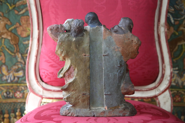 Groupe de femmes, terre cuite, Italie XVIIIes