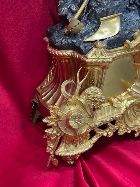 Gilt bronze clock, Napoleon III period