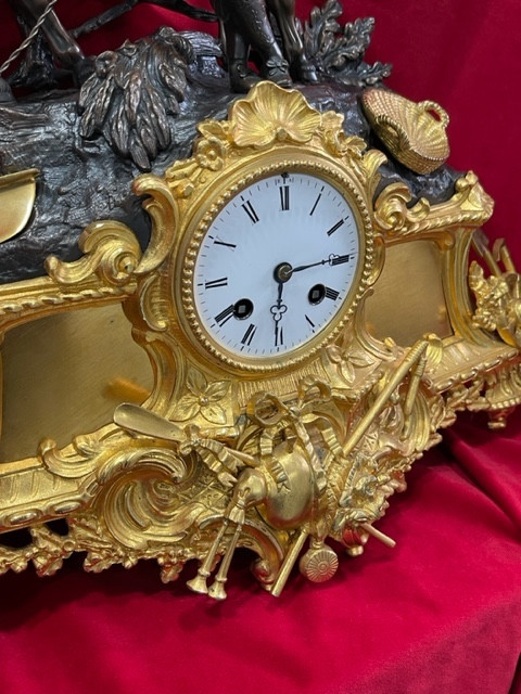 Gilt bronze clock, Napoleon III period