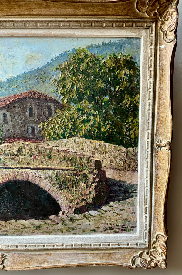 Table view of Village in the Basque Country