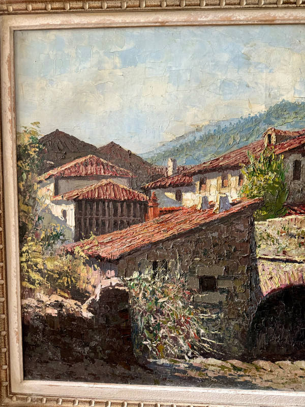 Table view of Village in the Basque Country