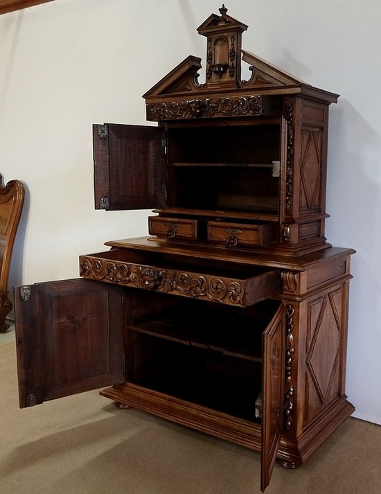Buffet deux corps diminutif, Renaissance – XVIIe