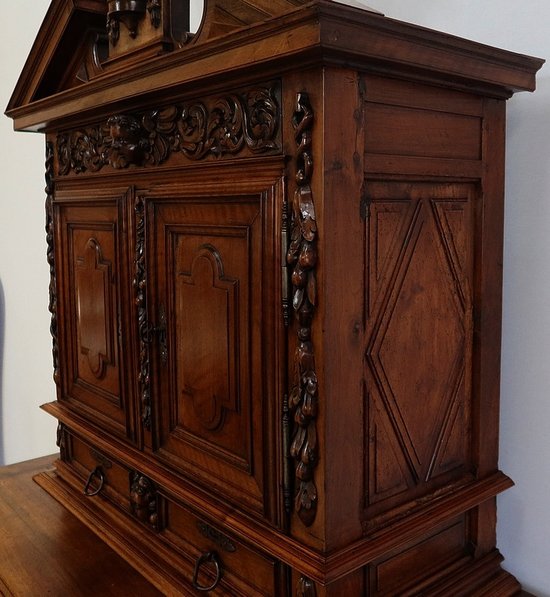 Buffet deux corps diminutif, Renaissance – XVIIe