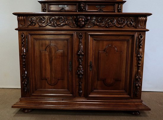 Buffet deux corps diminutif, Renaissance – XVIIe