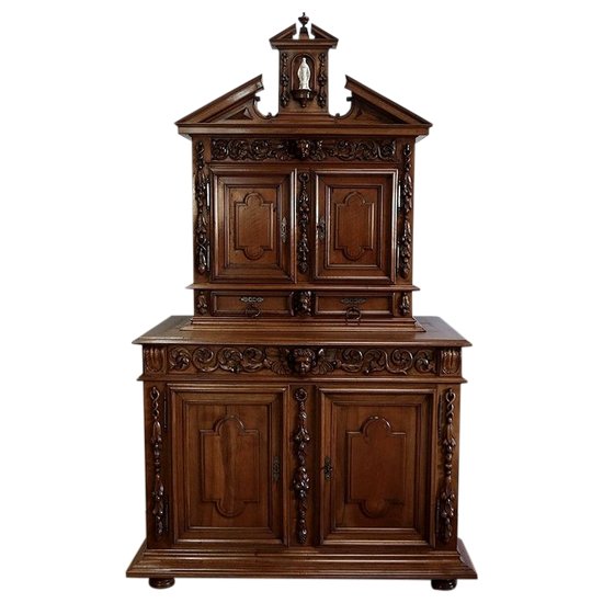 Buffet deux corps diminutif, Renaissance – XVIIe