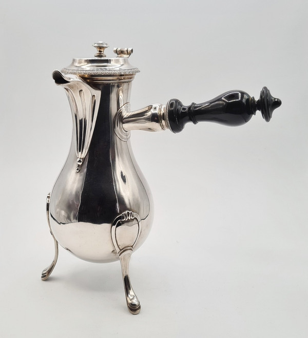 Grande Verseuse Tripode, Paris 1er Coq, 1798-1809.