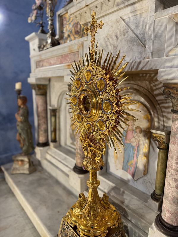 Ostensorio monumentale - Orafi Jamain e Chevron - XIX secolo