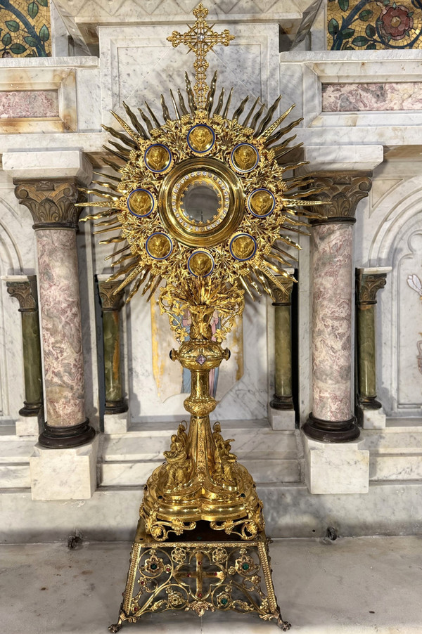 Ostensorio monumentale - Orafi Jamain e Chevron - XIX secolo