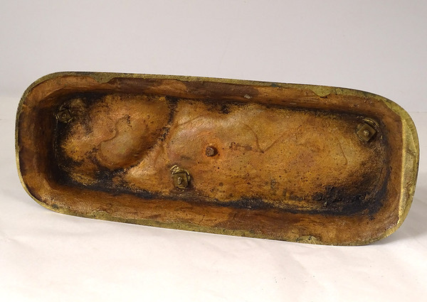 Bronze sculpture signed ules Moigniez Chien Chasse Arrêt épagneul 19th century