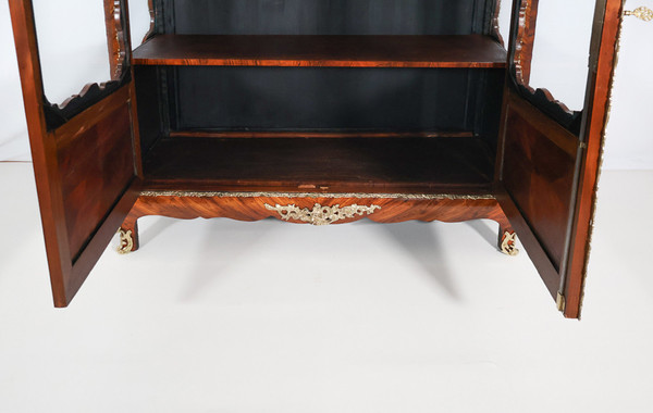 Violet wood display case, Napoleon III period