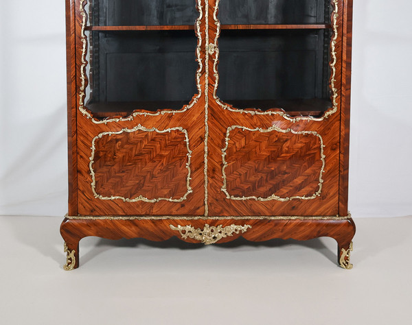 Violet wood display case, Napoleon III period