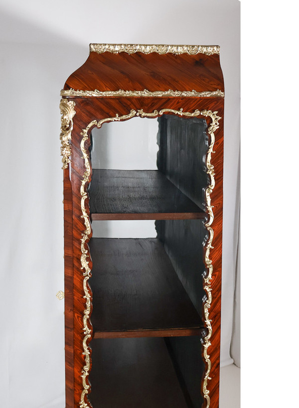 Violet wood display case, Napoleon III period