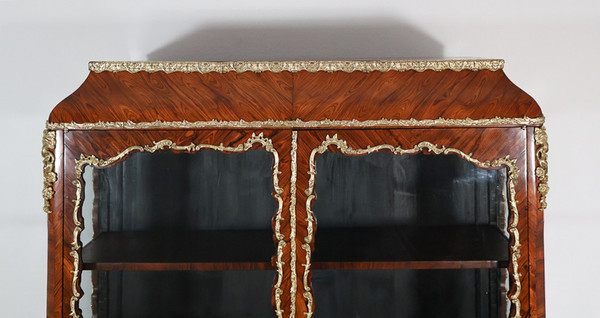 Violet wood display case, Napoleon III period