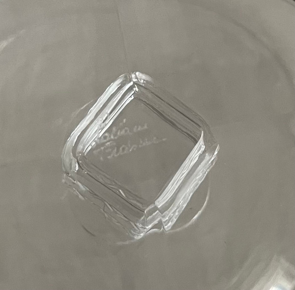  Série De 6 Verres En Cristal Modèle Argos De Lalique 