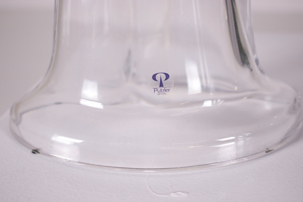 Floor lamps in transparent half crystal.