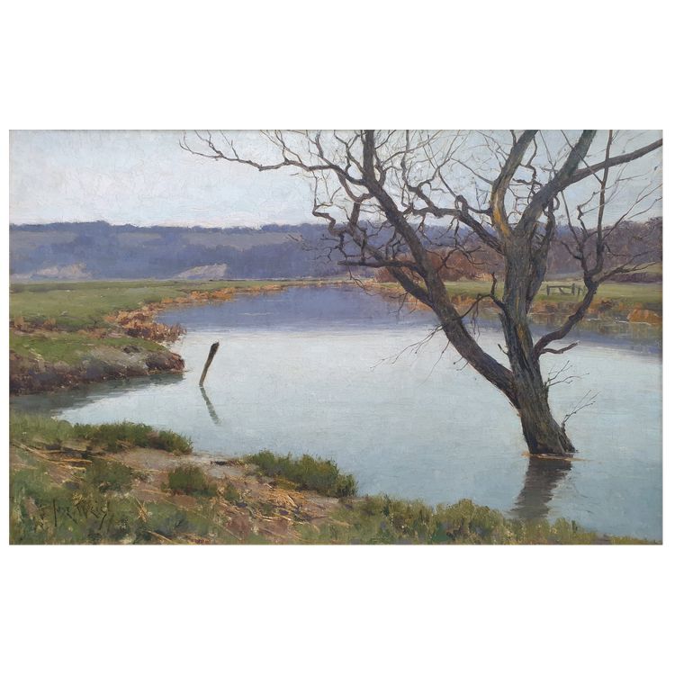 José WEISS - Une rivière en crue dans le Sussex 