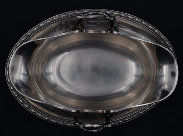 Saucière en argent massif, fin XIXe / début XXe siècle