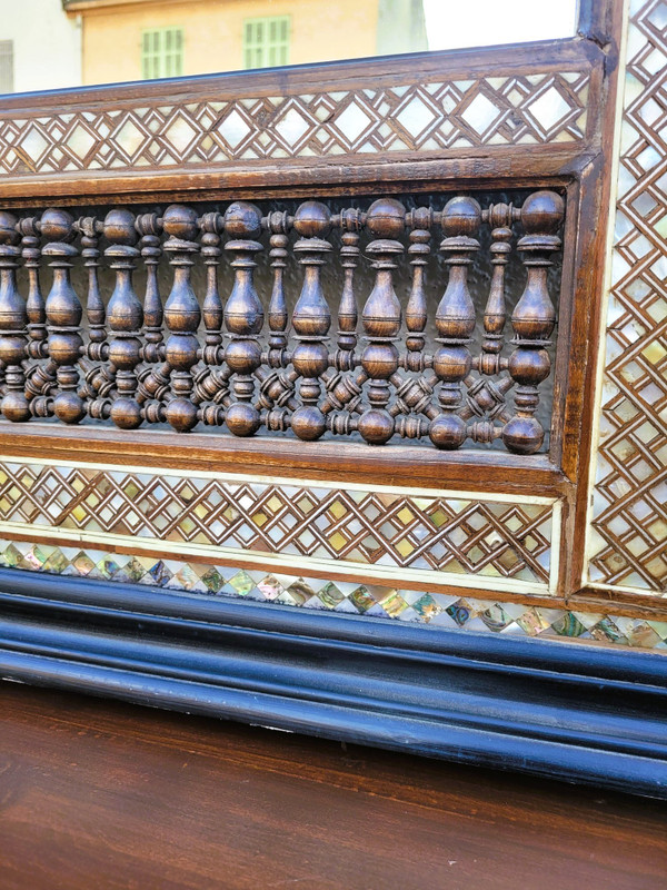 G Parvis, Console + Miroir, école De Madrassa, XIXème Siècle