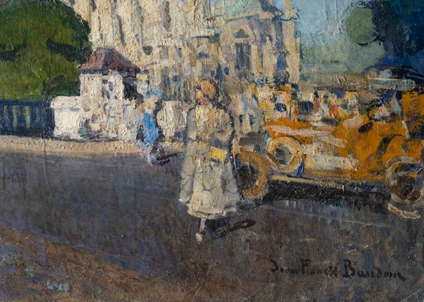 Oil on canvas by Jean Franck BAUDOIN