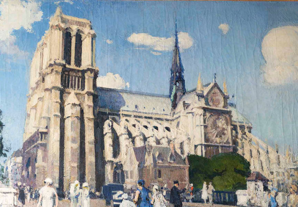 Oil on canvas by Jean Franck BAUDOIN