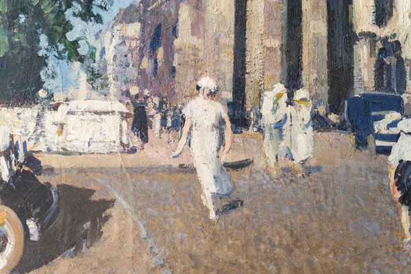 Oil on canvas by Jean Franck BAUDOIN