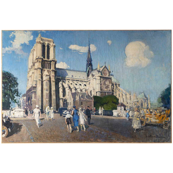 Oil on canvas by Jean Franck BAUDOIN