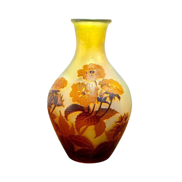 Emile Gallé Vase „Blumendekor“