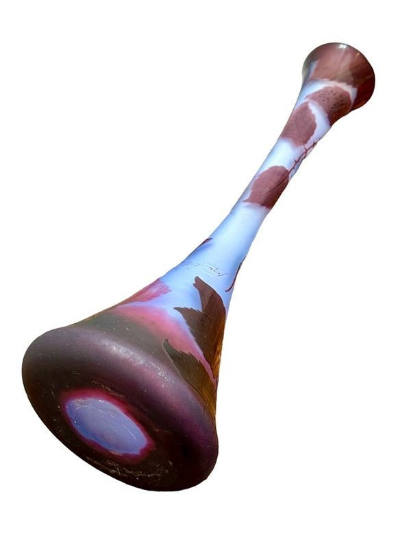D'argental Soliflore Vase „Aux Roses“