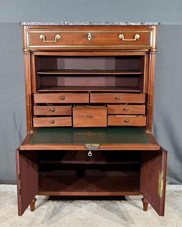 Mahogany Secretary, Louis XVI period – Late 18th century