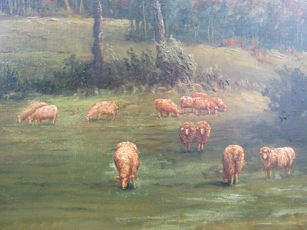 Tableau moutons