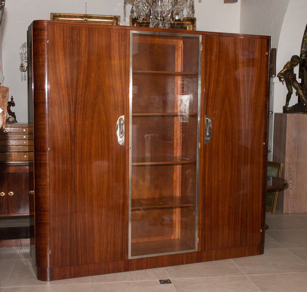  Libreria in palissandro Periodo Art Déco 1930 circa