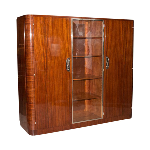  Libreria in palissandro Periodo Art Déco 1930 circa