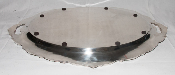 Large Reed & Barton Silver Metal Tray  