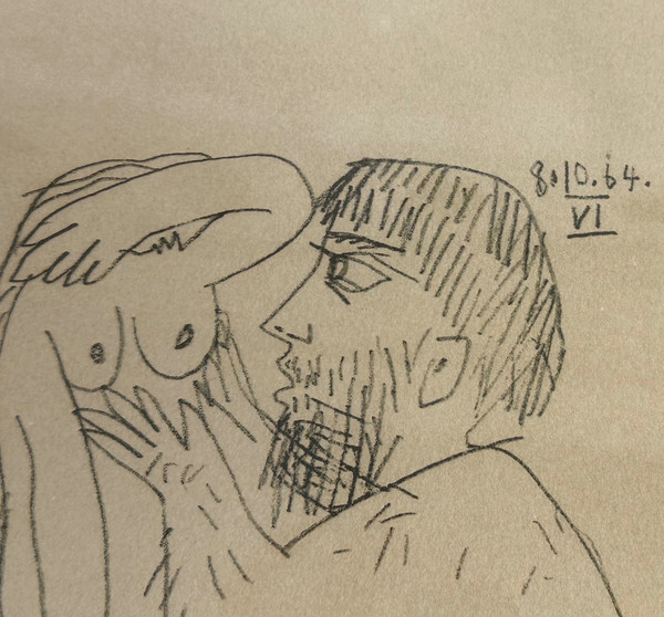 Estampe No6 « Le goût du bonheur » Pablo Picasso