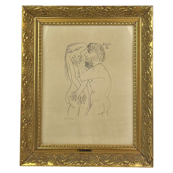 Estampe No6 « Le goût du bonheur » Pablo Picasso