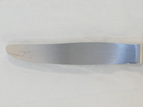 CHRISTOFLE 12 Coltelli grandi in metallo argentato modello MARLY lama in acciaio inox