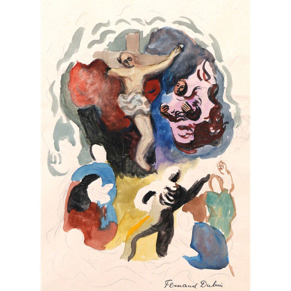 Fernand DUBUIS, La Crocifissione