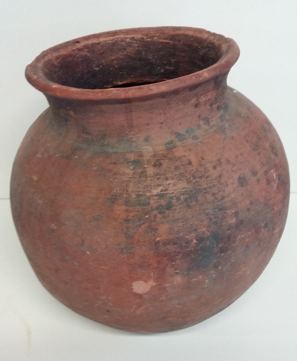 Vase Pot africain antique en terre cuite DJENNÉ  Mali début XXème