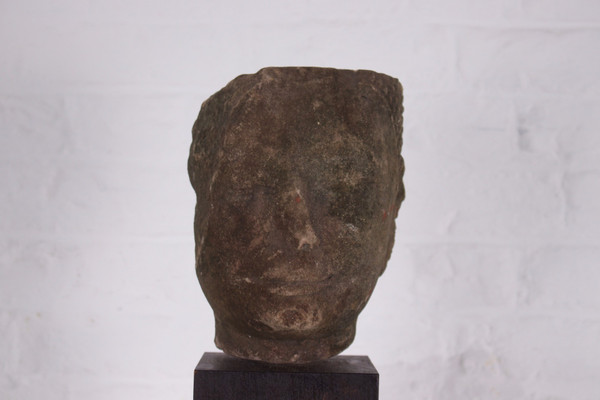 Tête de bouddha, 16ème siècle.