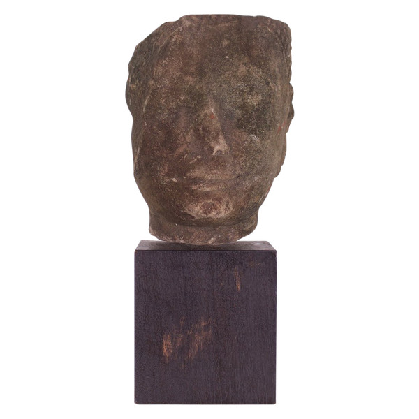Tête de bouddha, 16ème siècle.