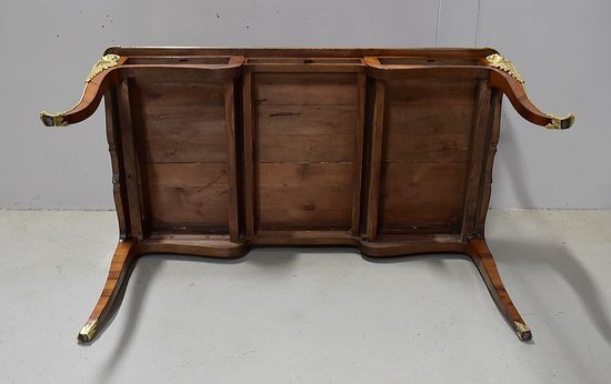 Bureau d’Apparat en Placage de Bois de Rose, style Louis XV - XIXe