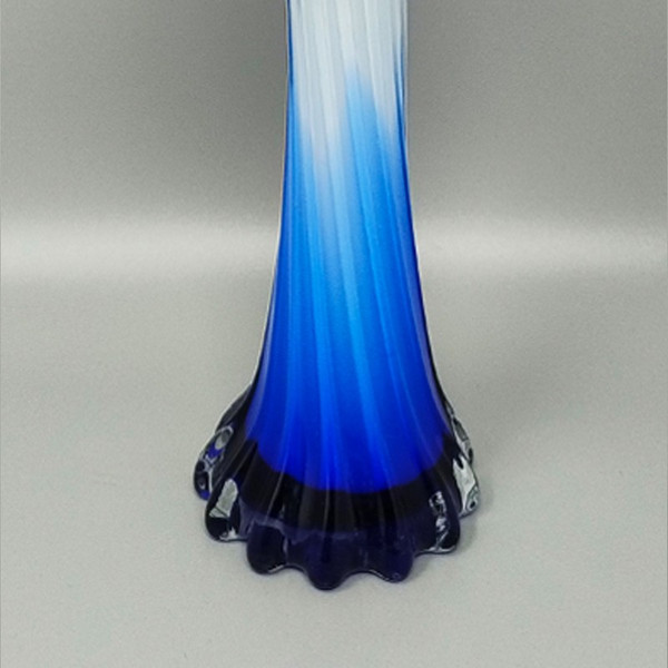 1960 - Étonnant vase "Calla Lily" de Jack in the Pulpit en verre de Murano.