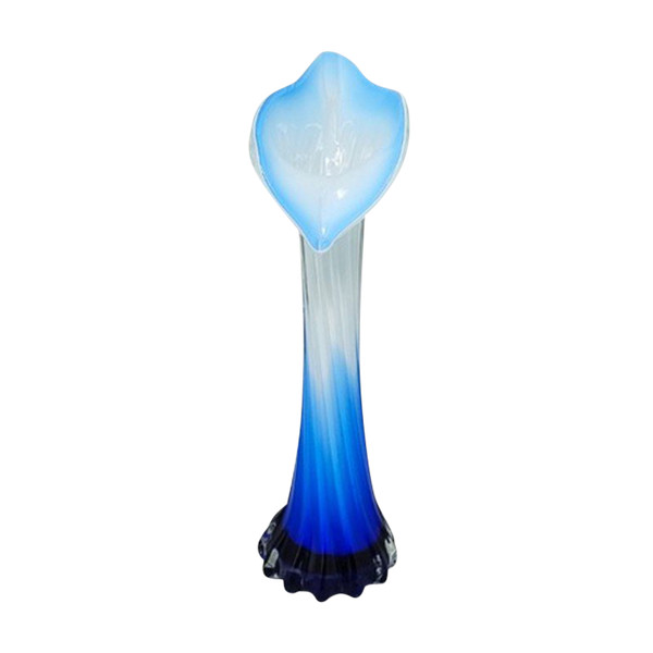 1960 - Étonnant vase "Calla Lily" de Jack in the Pulpit en verre de Murano.