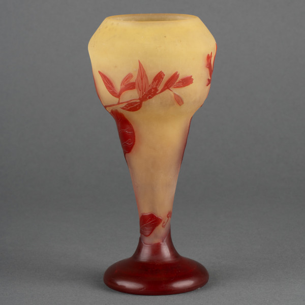 Piccolo vaso Gallé, fine XIX/inizio XX secolo