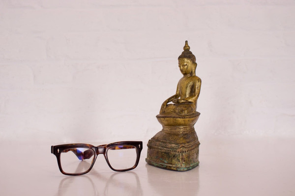 Bouddha Shan en bronze doré.