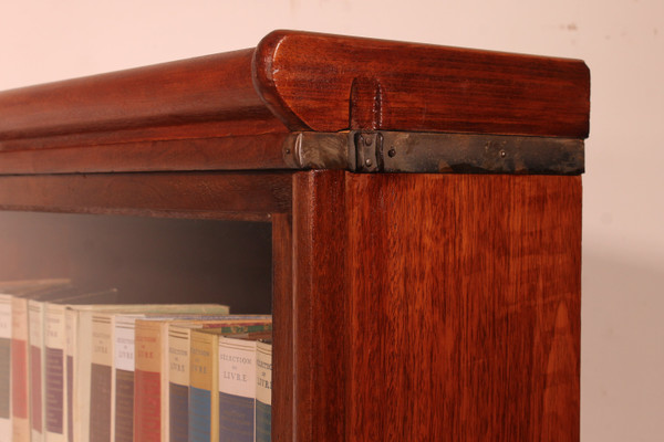 Libreria Wernicke 3 pezzi Globe in mogano