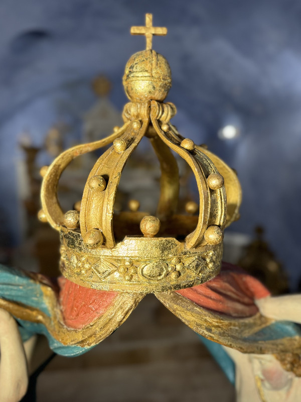Tabernacle canopy with angels - 18th century